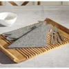 Serviette Prasel 43x43cm zwart