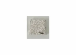 Serviette Salina 17x17cm beige grijs 20 stuks