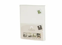 Serviette Teflon 50x50cm - stof - wit
