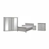 Slaapkamer Eline met bed 140x200cm - kleerkast 225cm - commode 85cm en 2 nachtkastjes