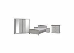 Slaapkamer Eline met bed 160x200cm - kleerkast 225cm - commode 85cm