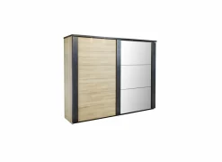 Slaapkamer Phaedra met bed 160x200cm - kleerkast 217cm - commode 120cm en 2 nachtkastjes