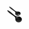 Slabestek Black & Wood zwart 2-delig