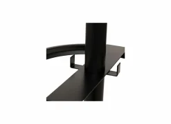 Staande kapstok Helix Ø32x175,2cm - staal - zwart