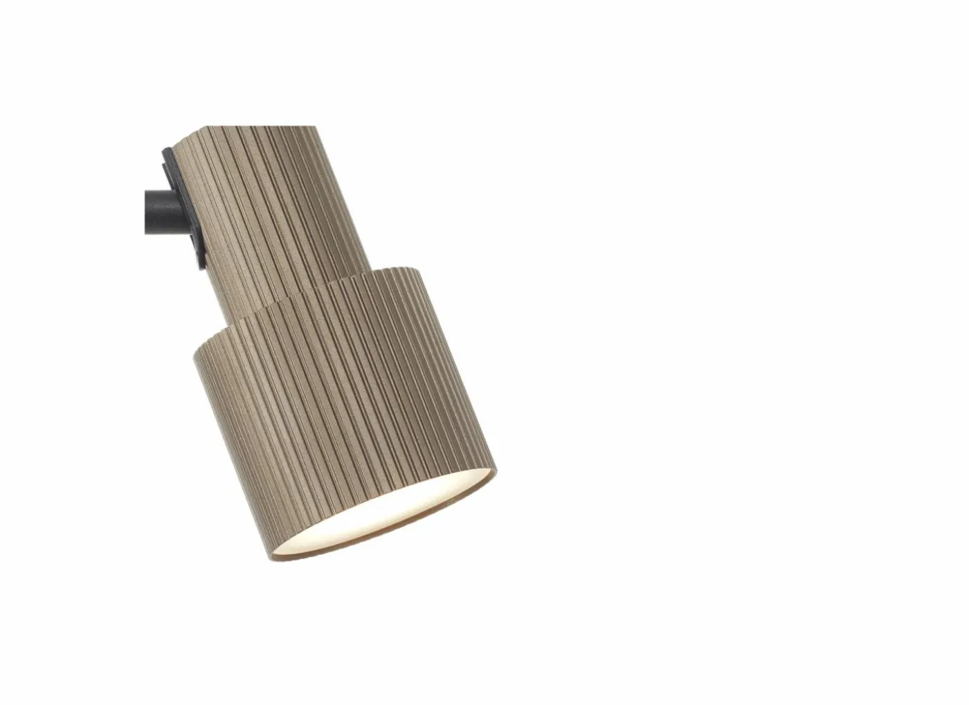 Staande lamp Cadiz GU10 H140cm - aluminium - zwart & brons