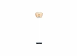 Staande lamp Kaizen LED H140cm E27 - metaal & glas - amber