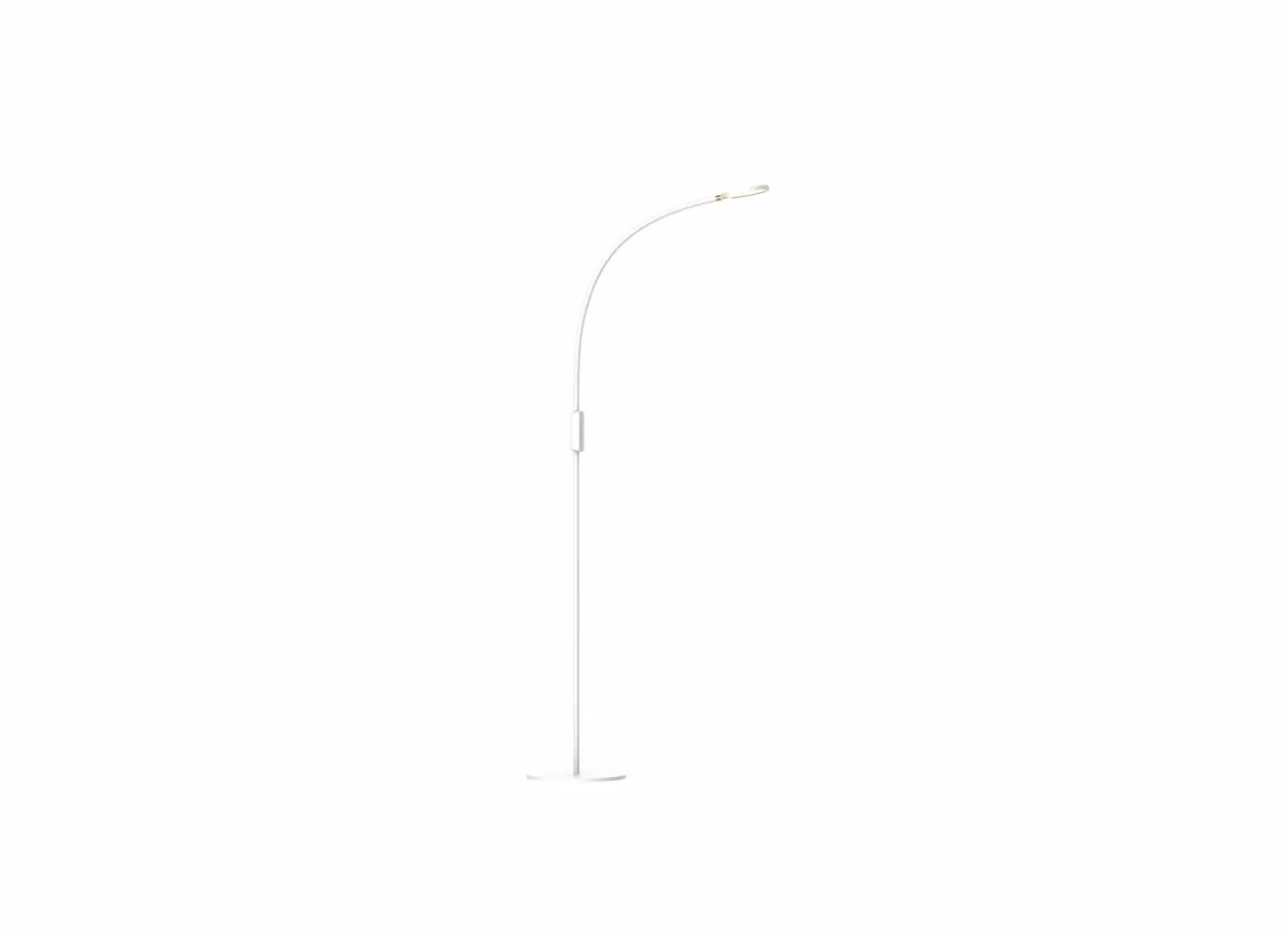Staande lamp LED 130cm - metaal - wit