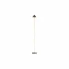 Staande lamp LED H133cm - staal - brons