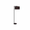 Staande lamp Manuel H160cm E27 - metaal & kunststof - zwart