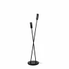 Staande lamp Mojo  H130cm E27 - metaal - zwart