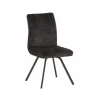 Stoel Adore 46x60x87cm - stof - antraciet