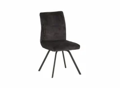 Stoel Adore 46x60x87cm - stof - antraciet