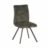 Stoel Adore 46x60x87cm - stof - hunter groen