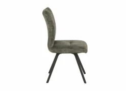 Stoel Adore 46x60x87cm - stof - hunter groen