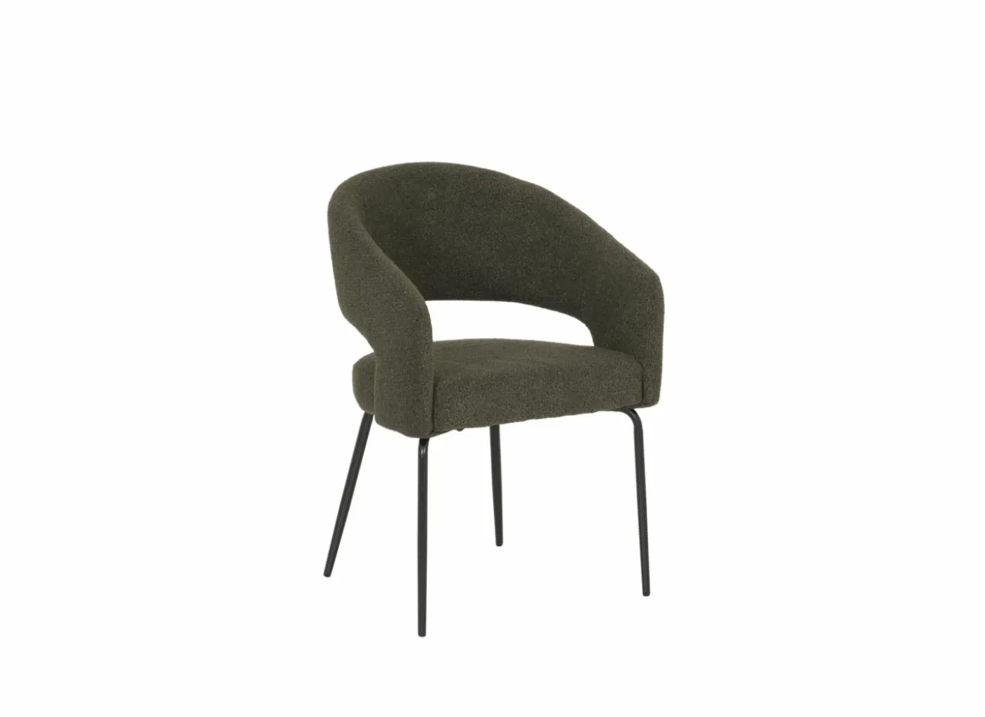 Stoel Agis 56x55x82cm - stof - groen