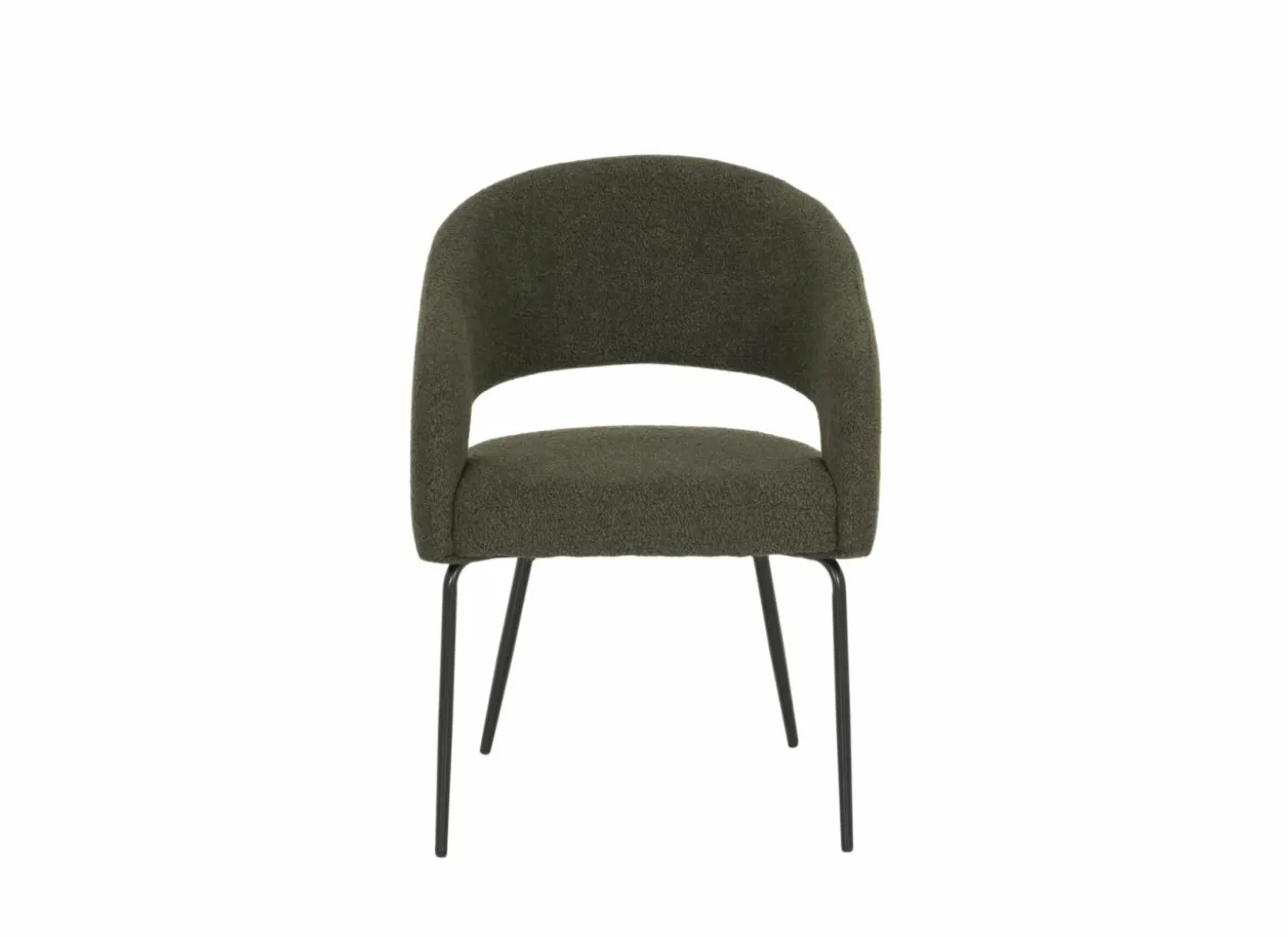 Stoel Agis 56x55x82cm - stof - groen