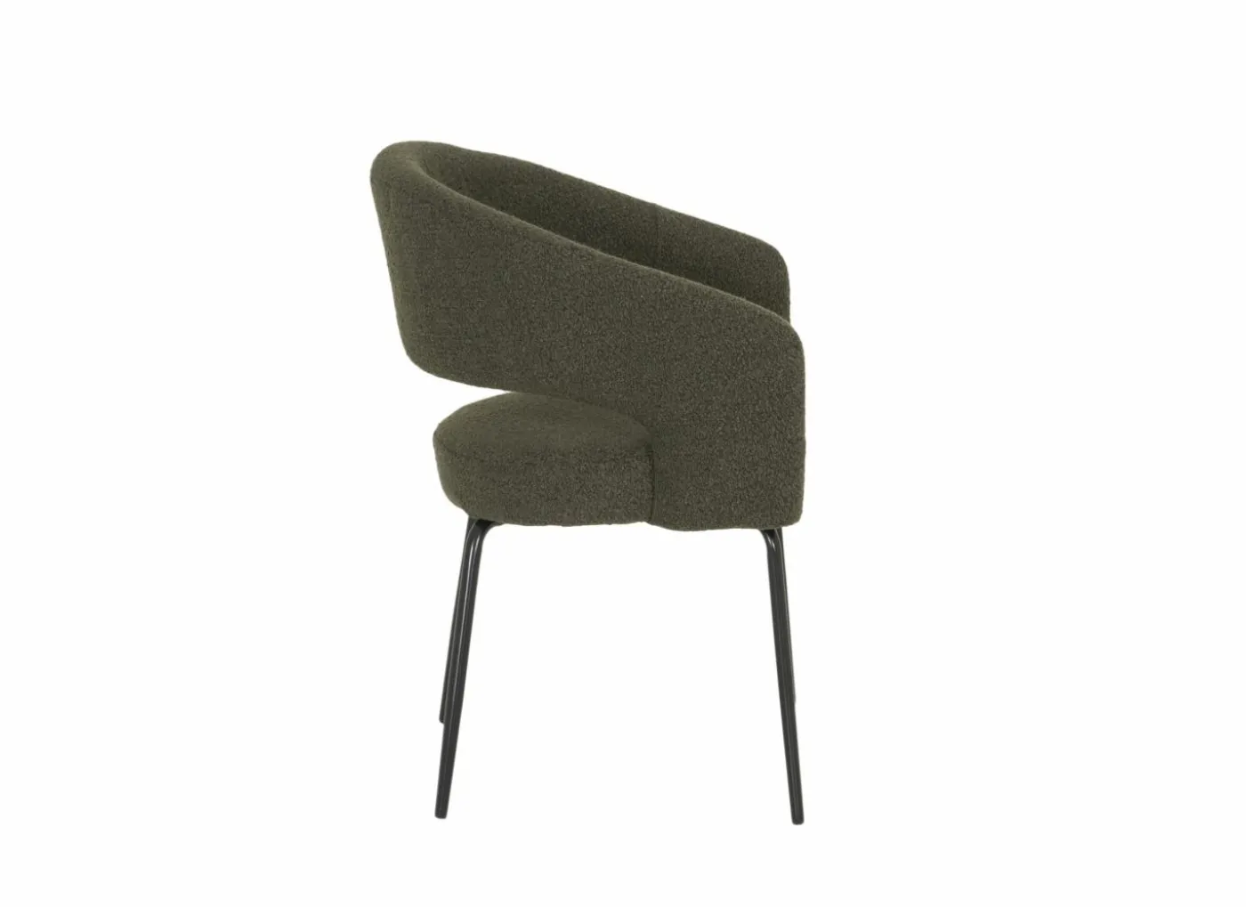 Stoel Agis 56x55x82cm - stof - groen
