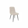 Stoel Aqaba 45x58x90cm - stof - beige