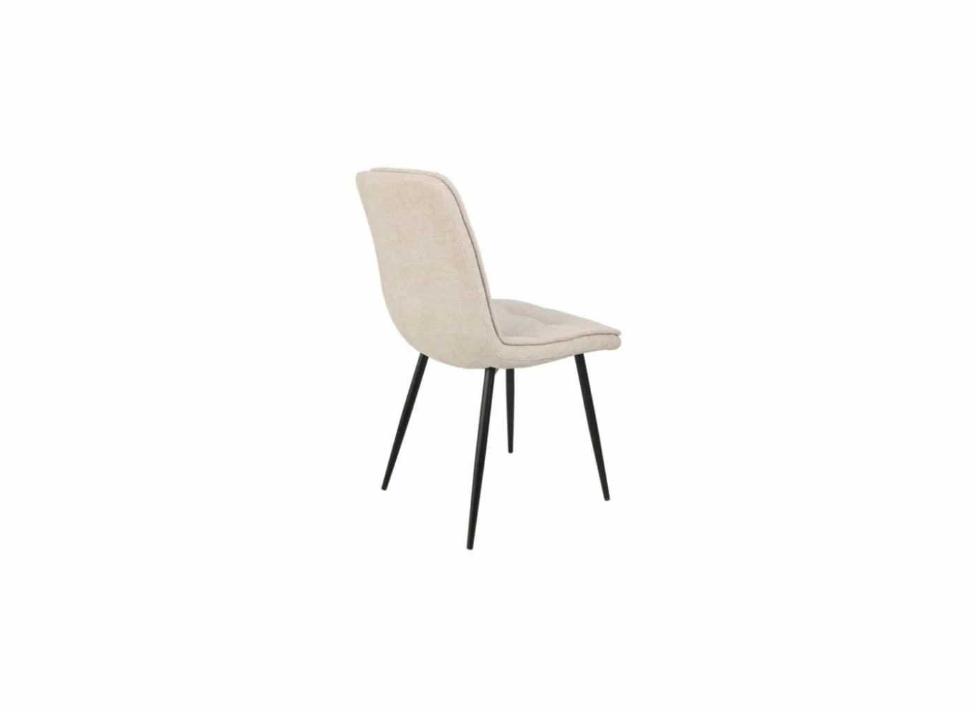 Stoel Aqaba 45x58x90cm - stof - beige