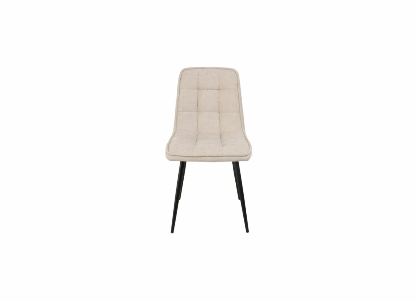 Stoel Aqaba 45x58x90cm - stof - beige