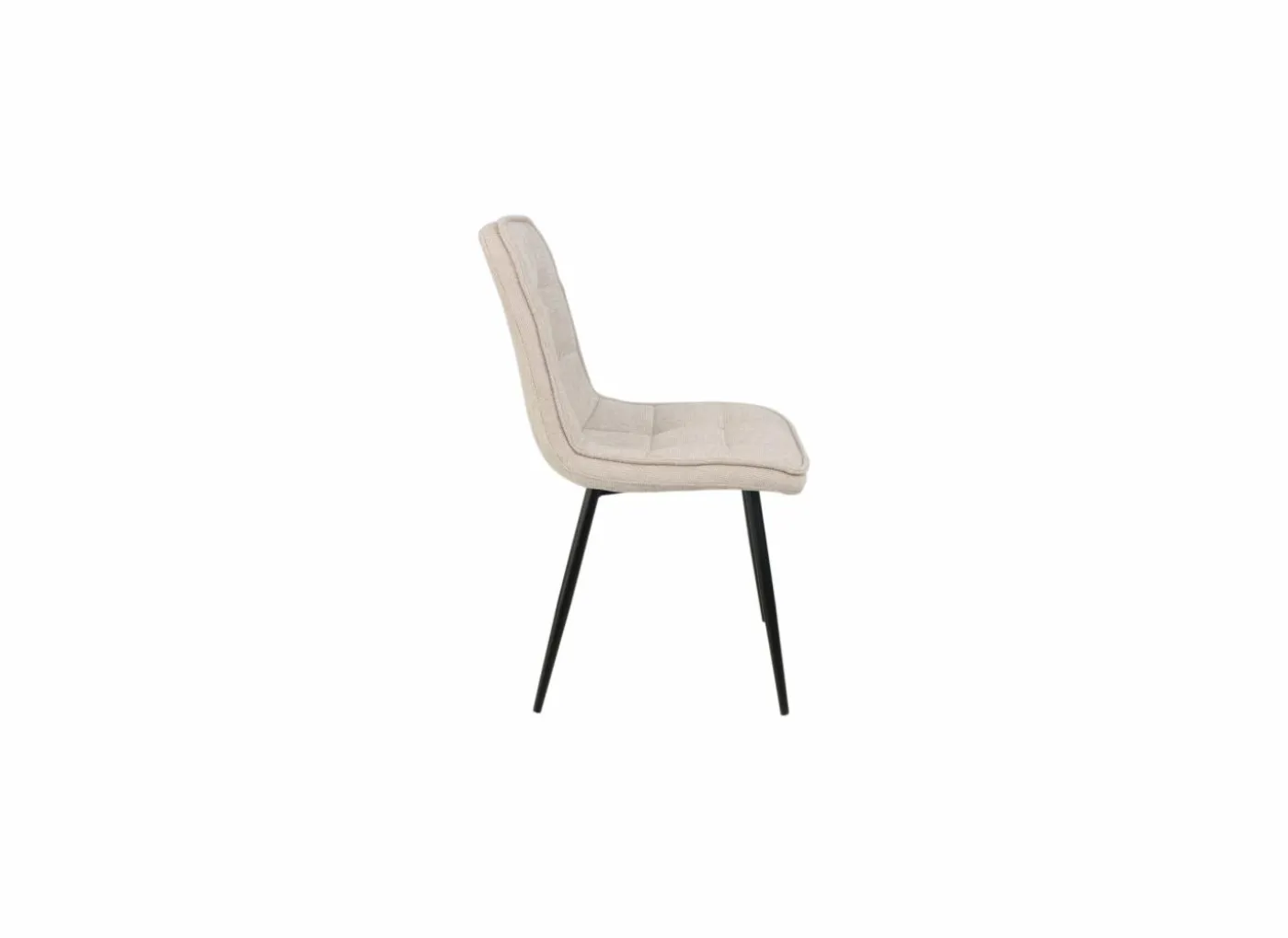 Stoel Aqaba 45x58x90cm - stof - beige