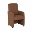Stoel Aragon 60x70x100cm - stof - bruin