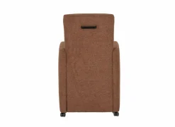Stoel Aragon 60x70x100cm - stof - bruin