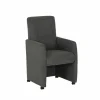 Stoel Aragon 60x70x100cm - stof - antraciet