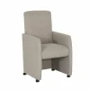 Stoel Aragon 60x70x100cm - stof - greige