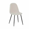 Stoel Charlton 44x53x87cm - molton - boucle beige