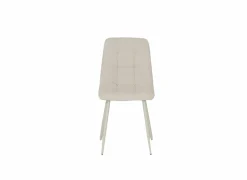 Stoel Churchill 46x54,5x85cm - metaal/stof - beige