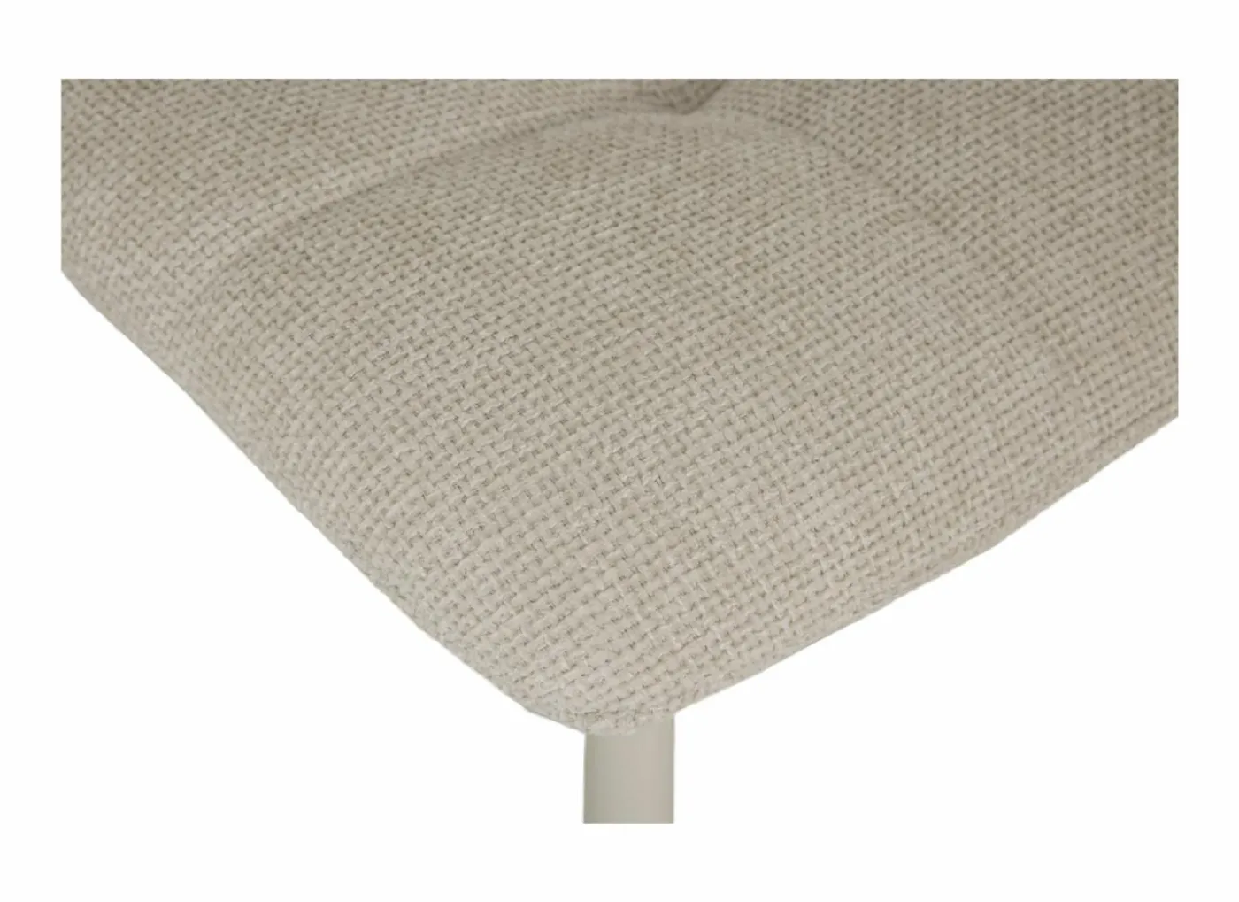 Stoel Churchill 46x54,5x85cm - metaal/stof - beige
