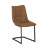 Stoel Cloud 46,5x57x86cm - microvezel - cognac
