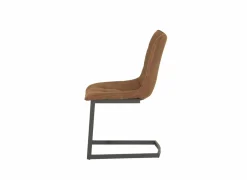Stoel Cloud 46,5x57x86cm - microvezel - cognac