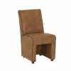 Stoel Cowboy 51x60x95cm - microvezel - cognac preston