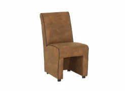 Stoel Cowboy 51x60x95cm - microvezel - cognac preston