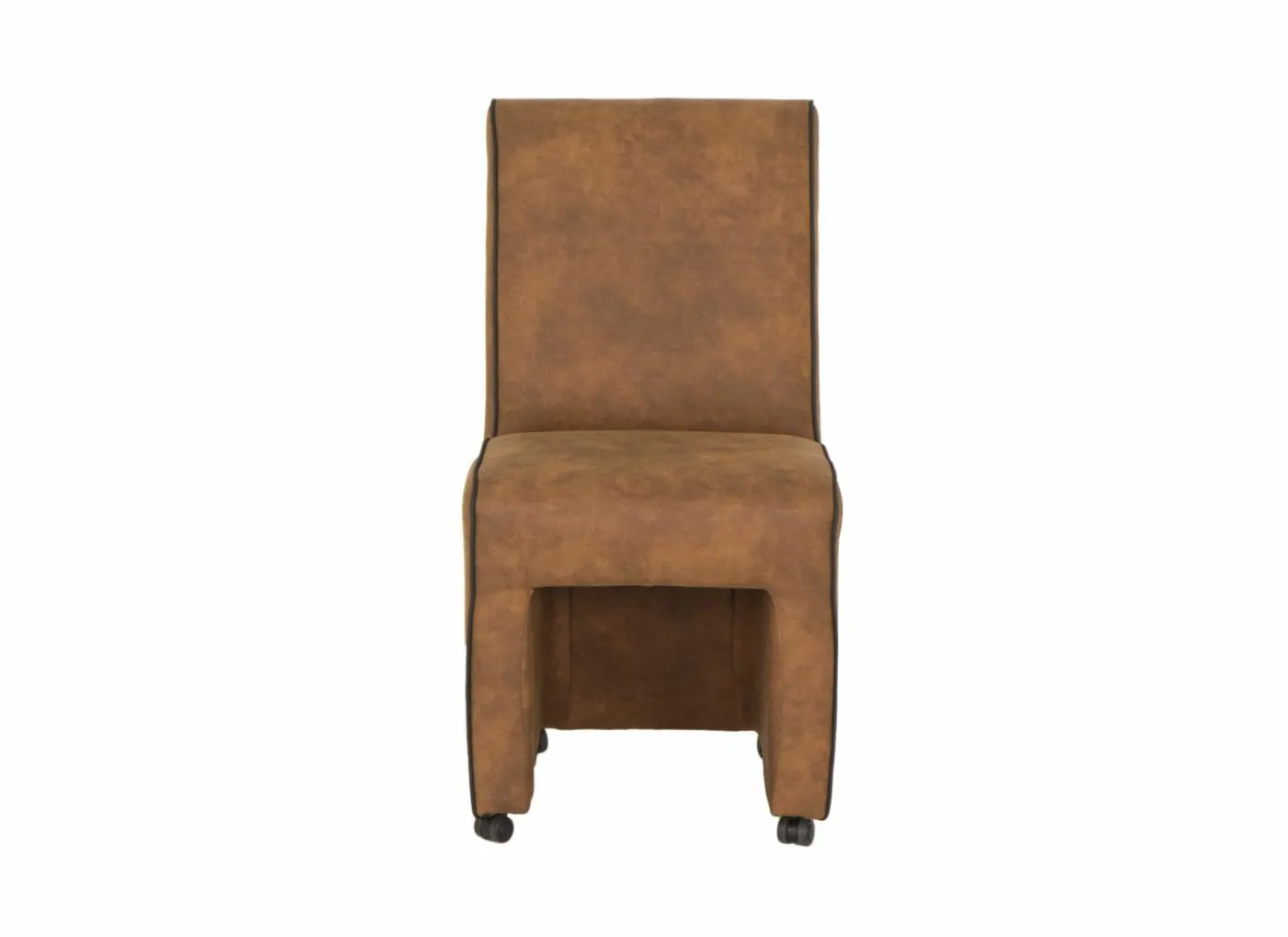 Stoel Cowboy 51x60x95cm - microvezel - cognac preston