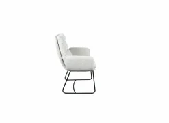 Stoel Crux 67x62x93cm - stof - cream