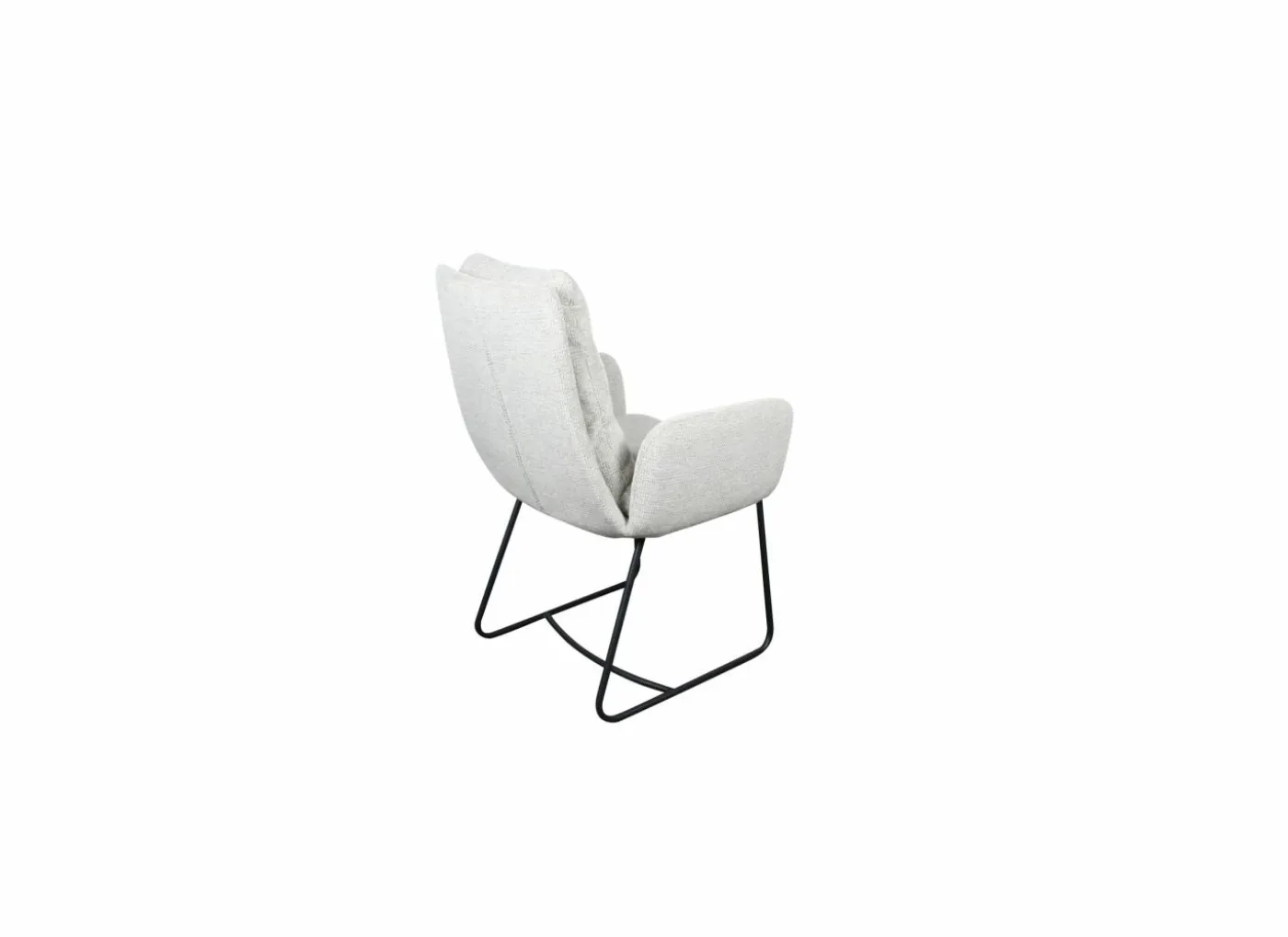 Stoel Crux 67x62x93cm - stof - cream