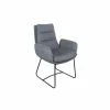 Stoel Crux 67x62x93cm - stof - grijs