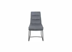 Stoel Crux 64x50x92cm - stof - grijs