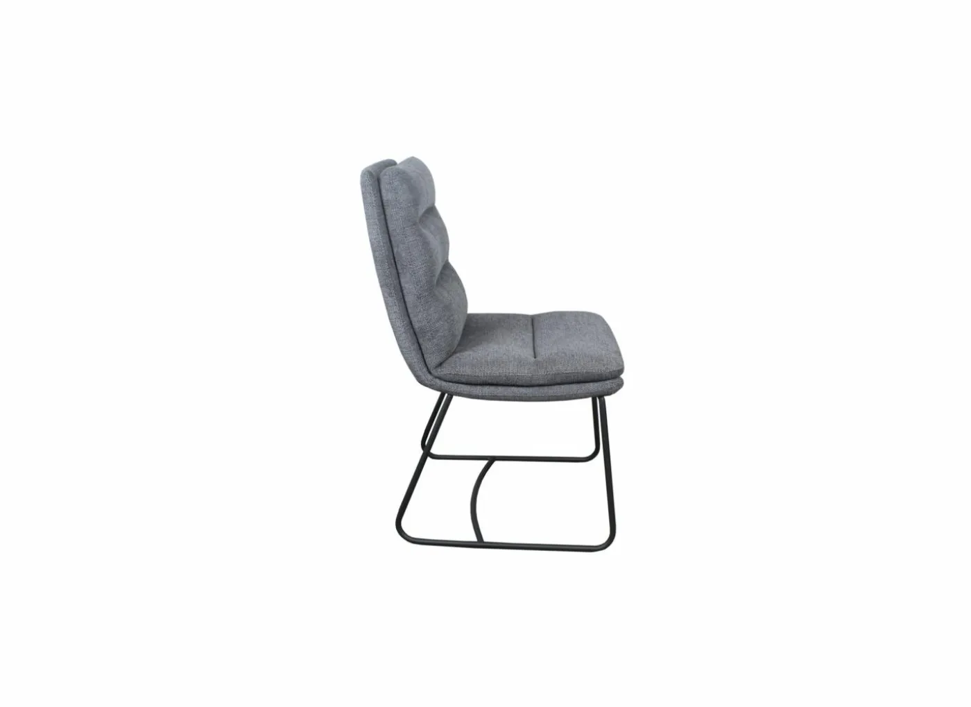 Stoel Crux 64x50x92cm - stof - grijs