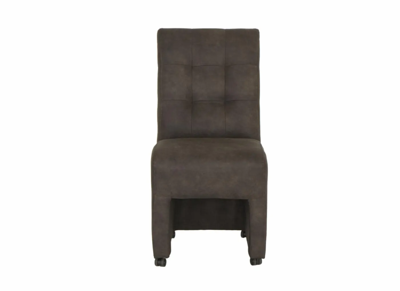 Stoel Dakar 52x72x97,5cm - microvezel - antraciet