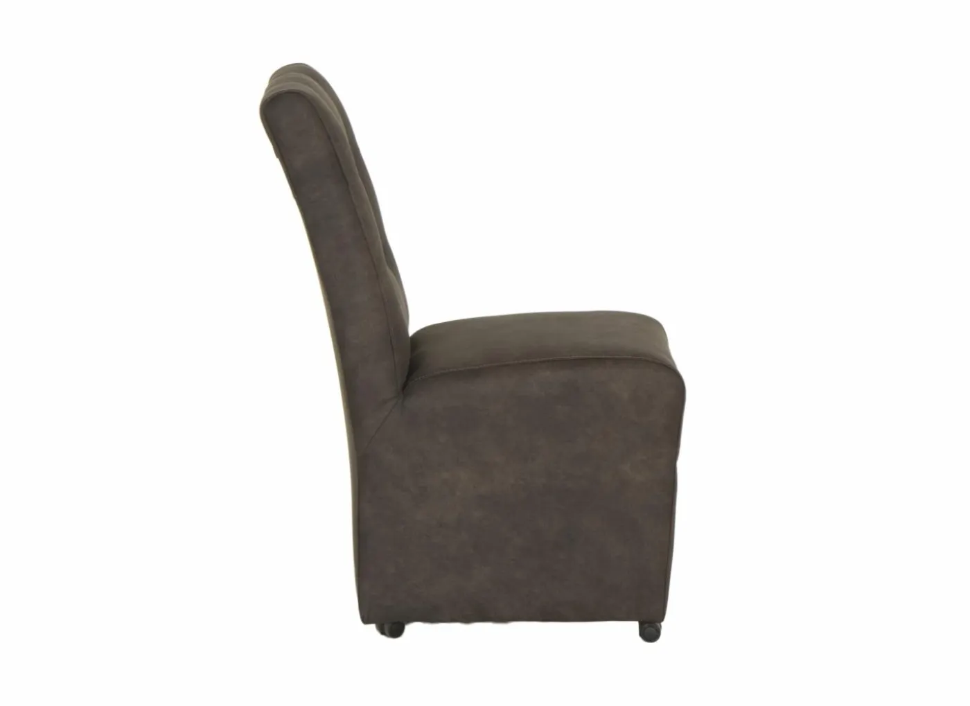 Stoel Dakar 52x72x97,5cm - microvezel - antraciet