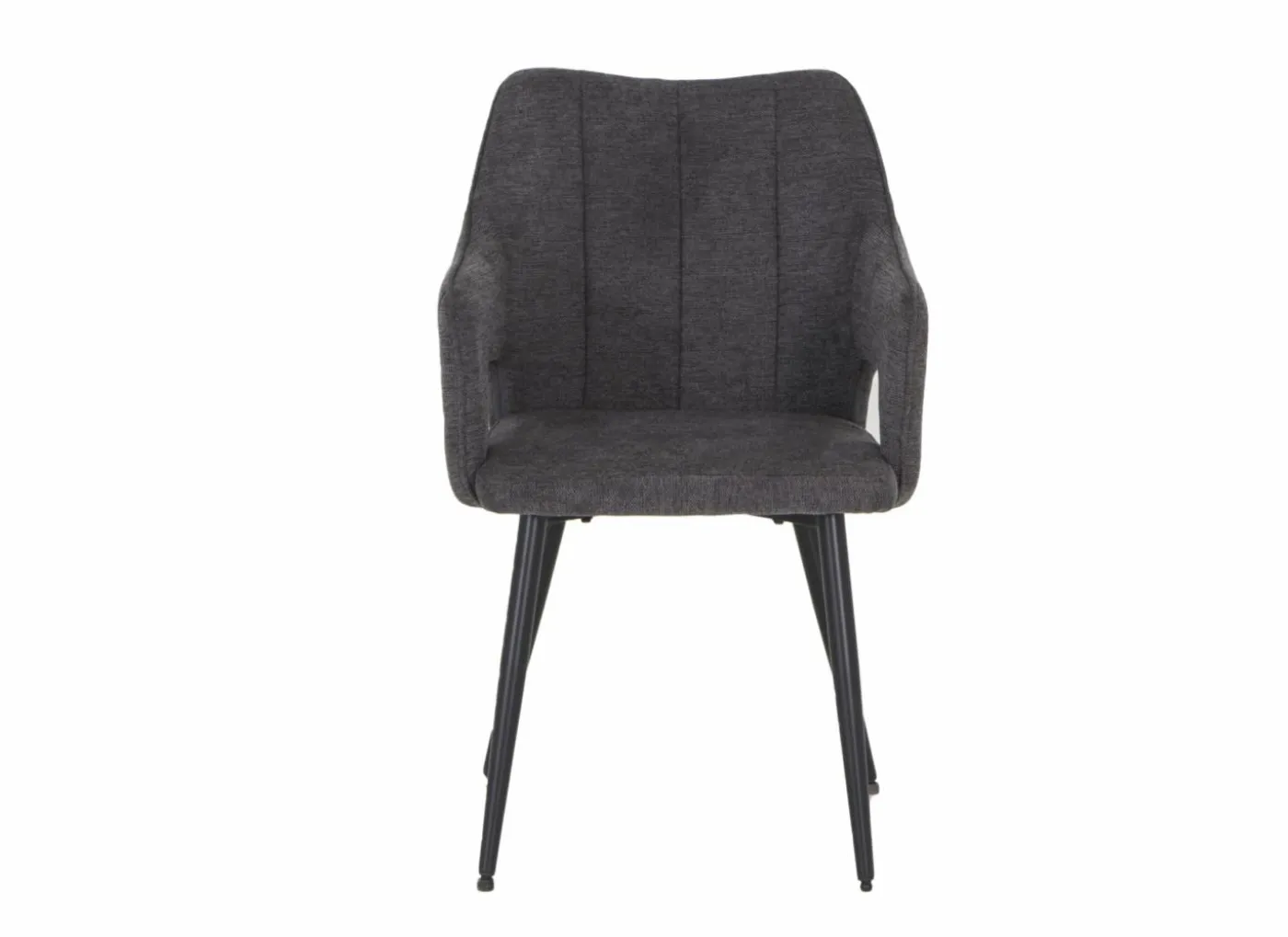 Stoel Daly 55x60x86cm - polyestervezel - grijs