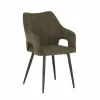 Stoel Daly 55x60x86cm - polyestervezel - groen