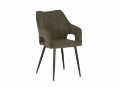 Stoel Daly 55x60x86cm - polyestervezel - groen