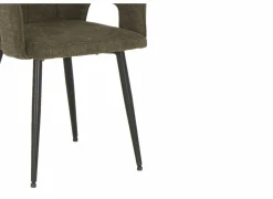 Stoel Daly 55x60x86cm - polyestervezel - groen