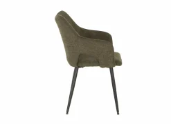 Stoel Daly 55x60x86cm - polyestervezel - groen