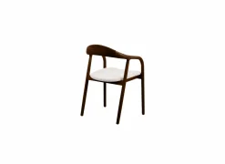 Stoel Donna 56,5x53x79,4cm - beuk massief & polyestervezel - walnoot